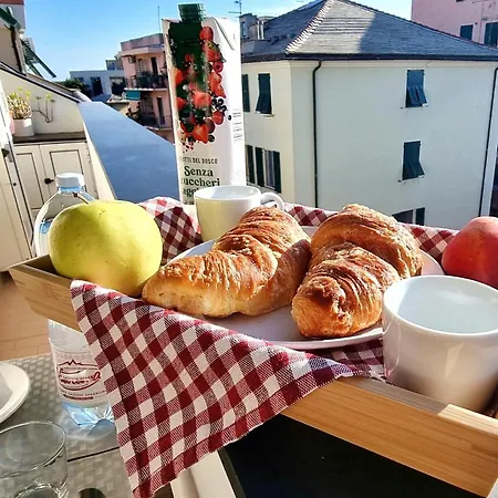 Mansarda Azzurra, 8 Min Dal Mare, 3 Min Dall'Ospedale Pediatrico Genua Exterior foto